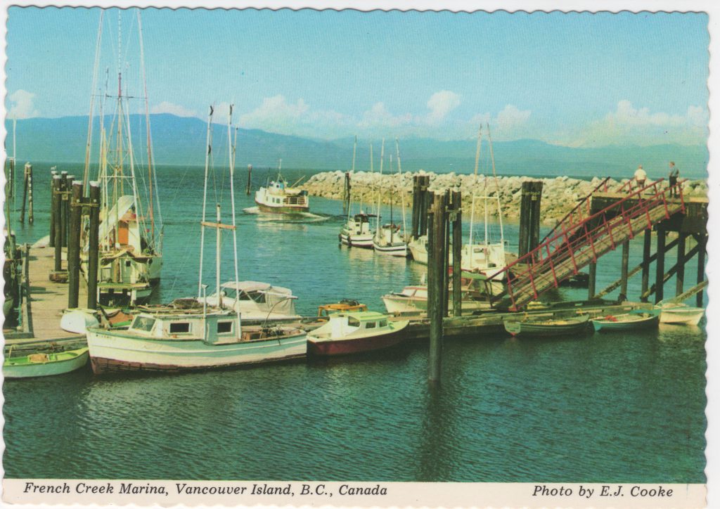 French Creek Marina, île de Vancouver; ca. années 1970 (SHFCB)
